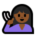 🧏🏾 deaf person: medium-dark skin tone display on Windows